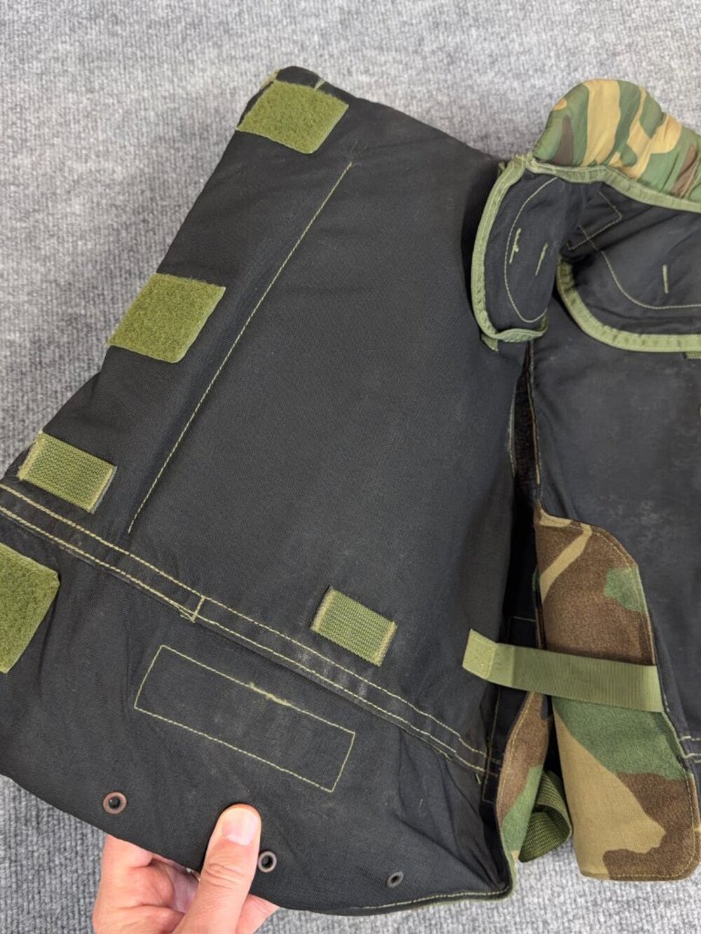 Point Blank Interceptor Base Vest Soft Inserts M81 Woodland Camo Medium Yoke - Picture 6 of 13